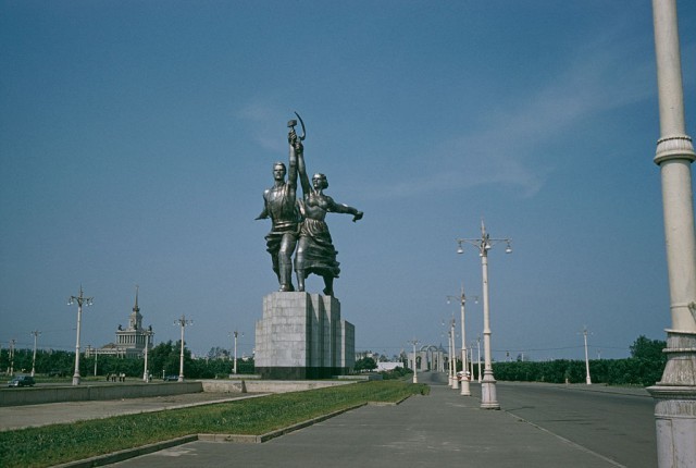 Немного советской Москвы в цвете СССР, москва, факты