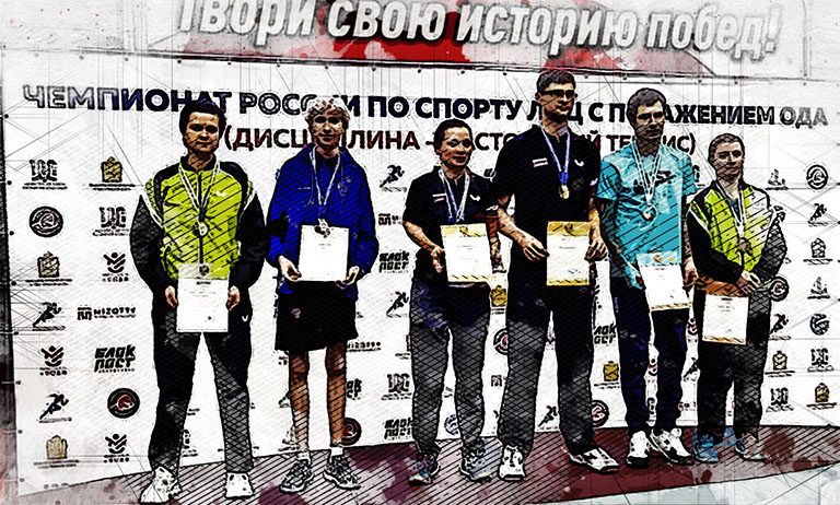 Орловский теннисист Ноздрунов завоевал три медали на чемпионате России