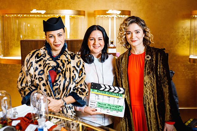 Надежда Михалкова, Агата Муцениеце, Дима Билан и другие на съемках новогодней короткометражки в Москве Надежда Михалкова, Агата Муцениеце, Дима Билан и другие на съемках новогодней короткометражки в Москве Кино