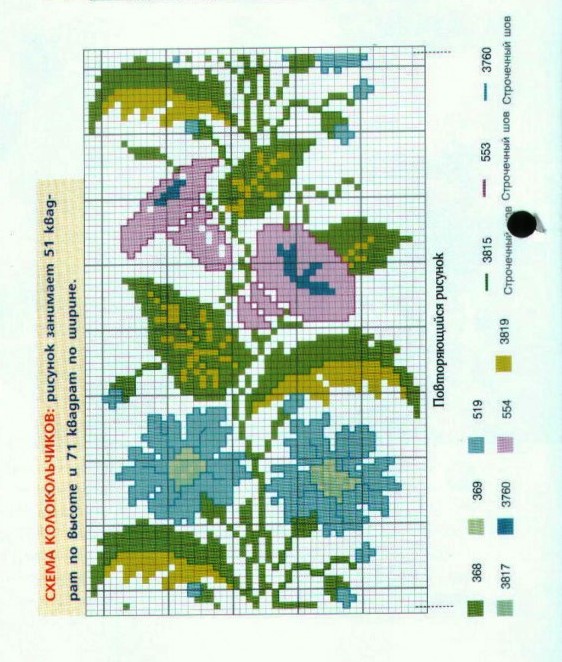Редкие вышивки крестом схемы