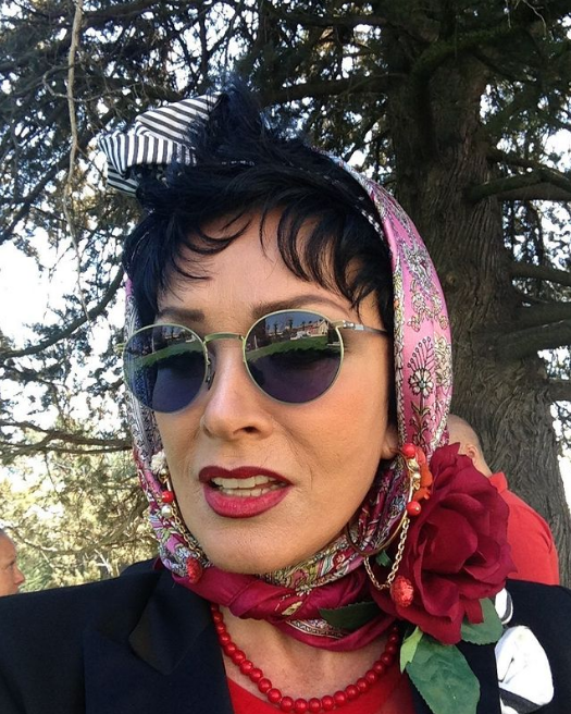 Лайма Вайкуле стала жгучей брюнеткой Лайма Вайкуле стала жгучей брюнеткой Звезды