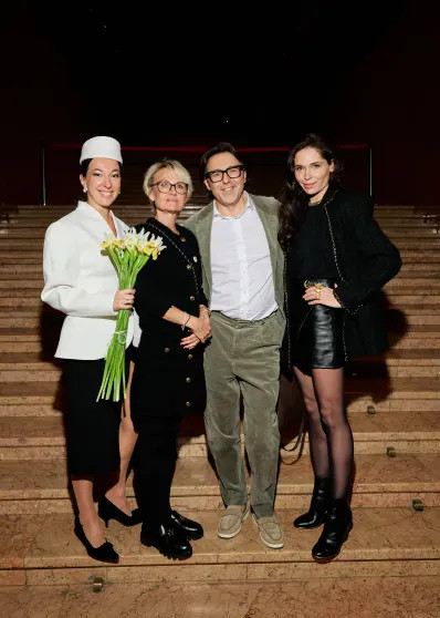 Мария Лобанова, Мария Пиотровская, Андрей Малахов и Полина Аскери