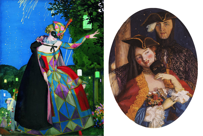 Утончённое рококо, хрупкие пастушки и арлекины на картинах русского художника-эстета Константина Сомова Утончённое рококо, хрупкие пастушки и арлекины на картинах русского художника-эстета Константина Сомова