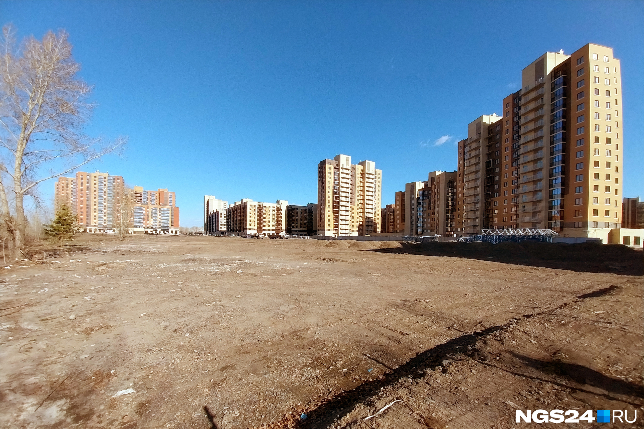 В Красноярске отказался от идеи строить школу на насыпи у Южного берега