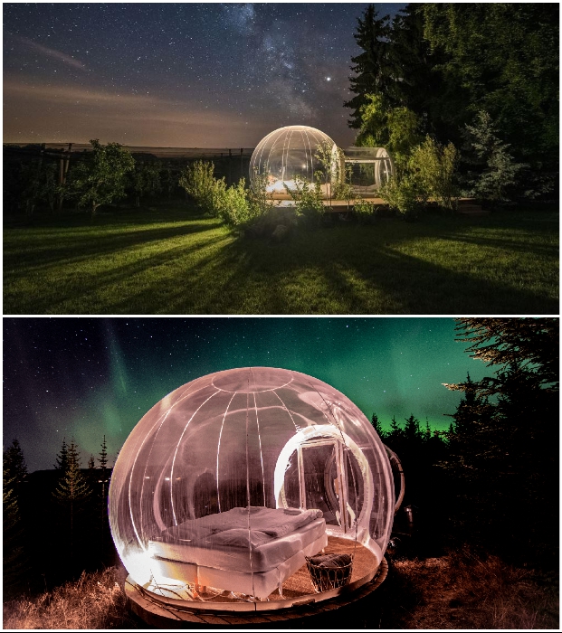 Уникальный отель-пузырь в Исландии Исландия,отели,Скандинавия