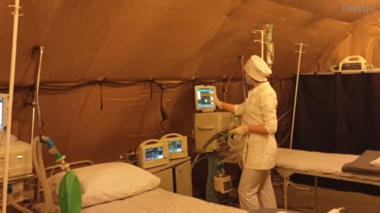 В Крыму рассказали, какие трудности были у военных при установке ковид-госпиталя