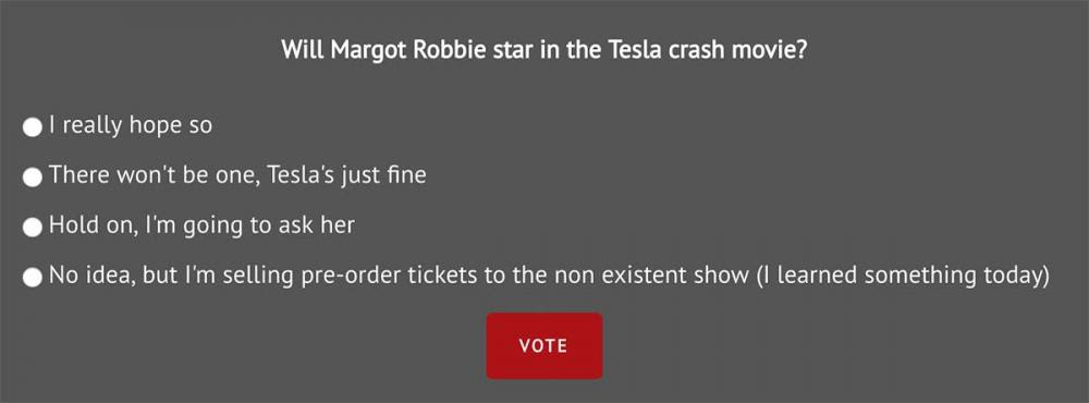 Tesla poll