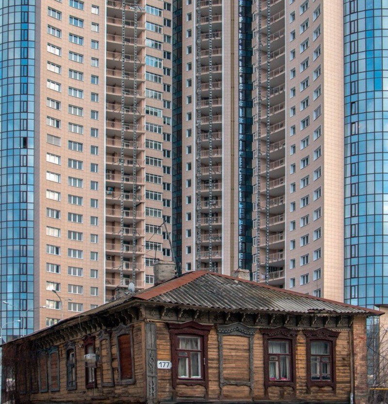 Старое и новое: городские контрасты на просторах бывшего СССР город, контраст, эстетика