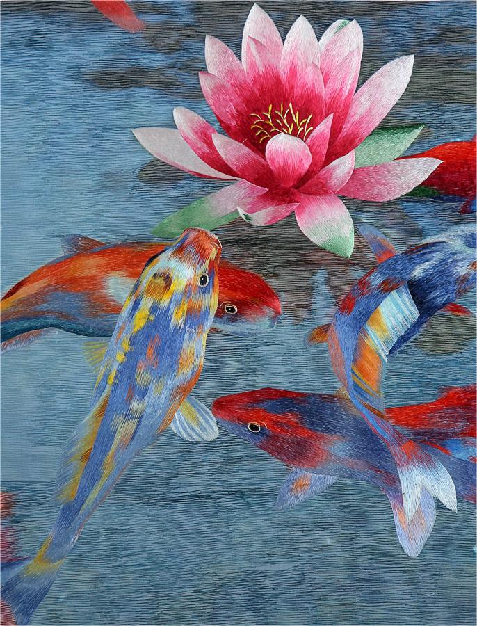 Вышивка шелком по шелку - жемчужина восточного искусства Вышивка шелком по шелку - жемчужина восточного искусства вышивка