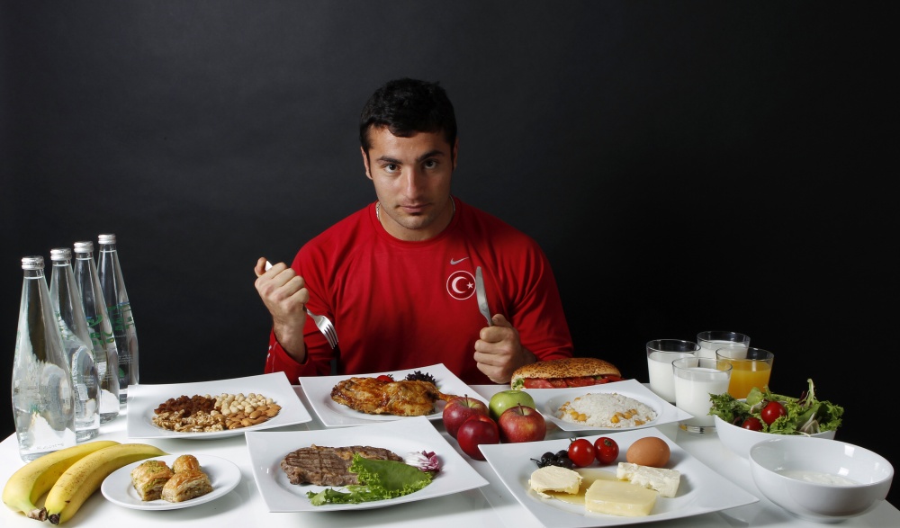 Завтрак, обед и ужин настоящего олимпийского чемпиона