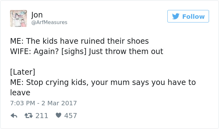 Husband Tweets