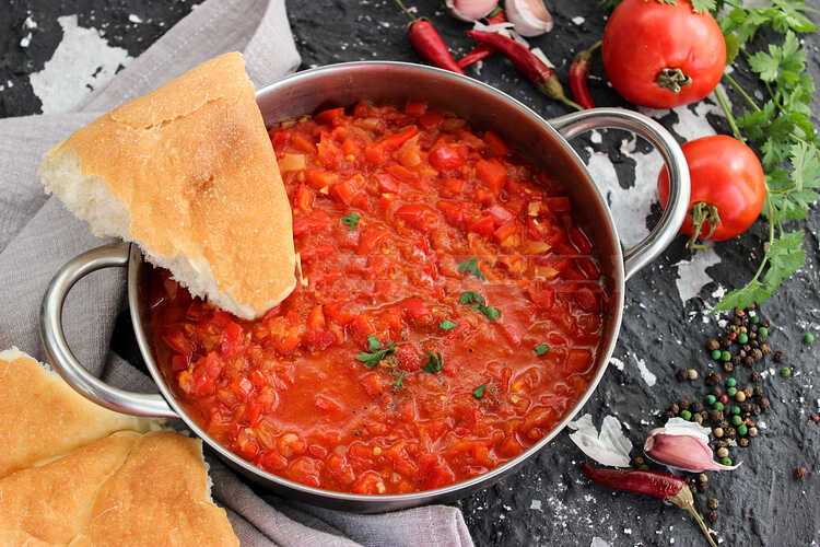 Матбуха — марокканский соус и основа шакшуки кулинария,марокканская кухня,овощные блюда,соусы