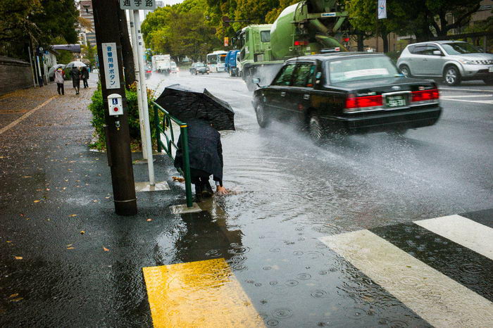 Уличная фотография Shin Noguchi. Очень интересные и остроумные фотографии Японии 