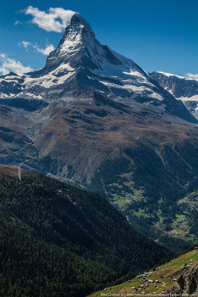 Гора с шоколадной обёртки: Маттерхорн — самый красивый пик планеты горы,Маттерхорн,Швейцария
