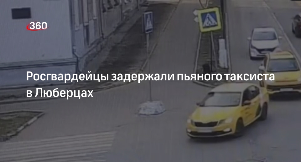 Росгвардейцы задержали пьяного таксиста в Люберцах