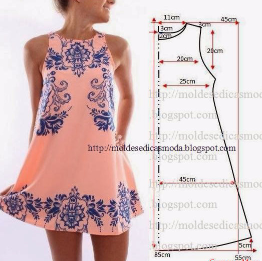 Летние платья и сарафаны с простыми выкройками Летние платья и сарафаны с простыми выкройками