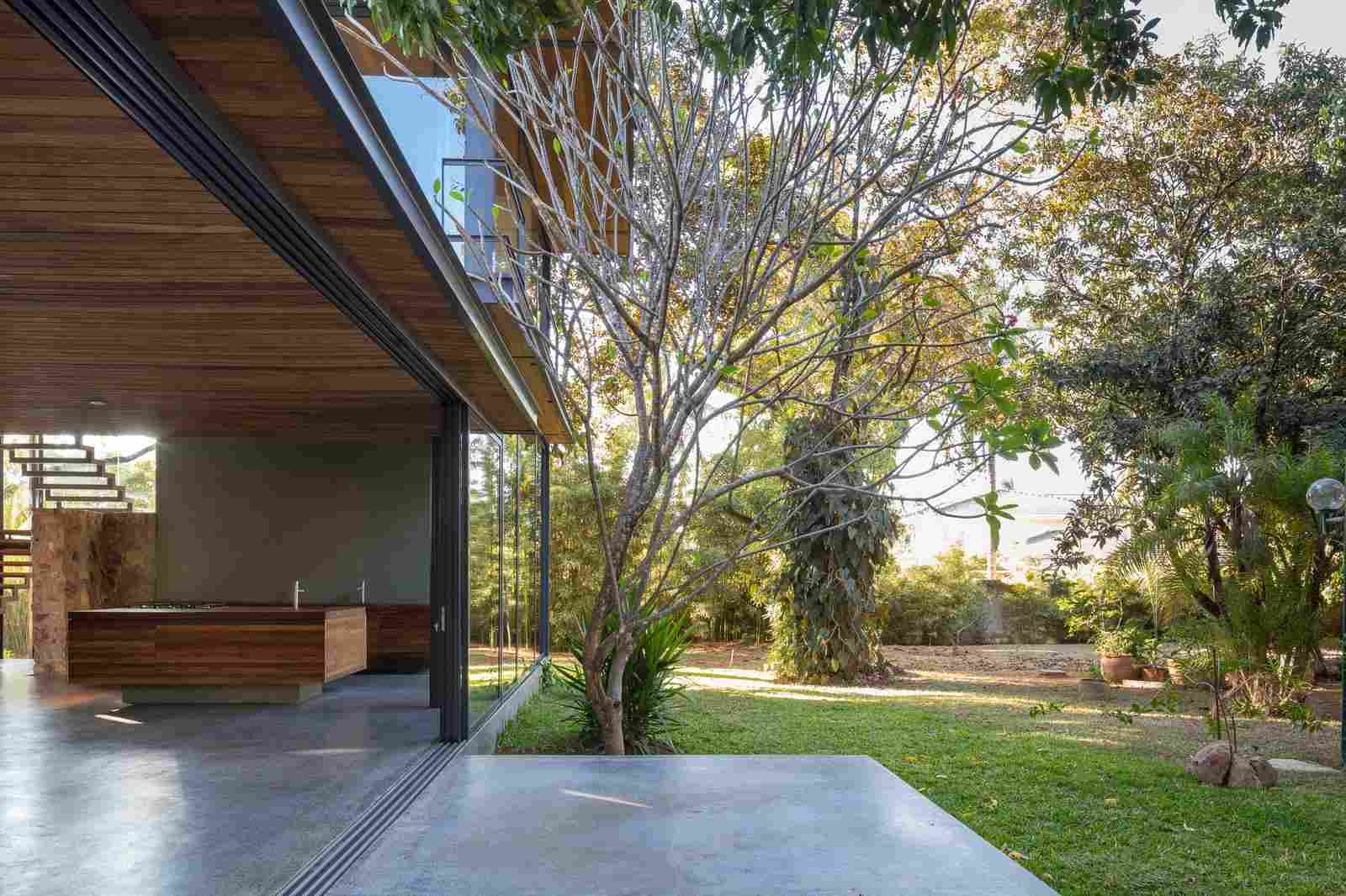 Архитектура и интерьер дома на участке для выращивания орхидей
