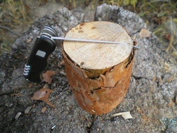 Делаем своими руками финскую свечу Делаем своими руками финскую свечу дерево,поделки,самоделки,своими руками,сделай сам,умелые руки