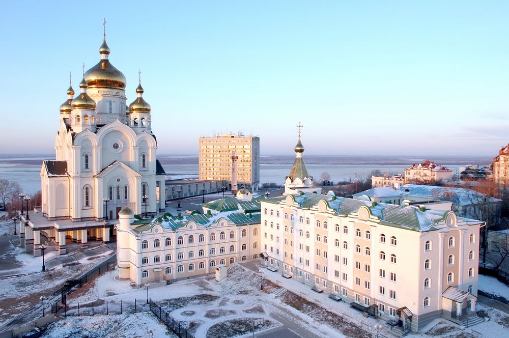 Г Хабаровск Церковь на набережной