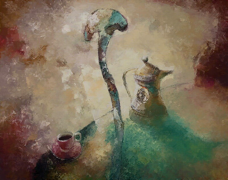 На магнетическом сеансе. Антон Павлович Чехов и художник Владимир Рябчиков Живопись