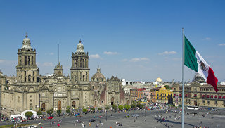 Площадь Конститущии в Мехико. Архивное фото