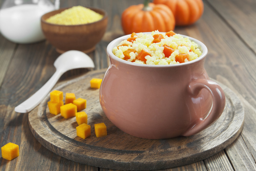 Пшенная каша с тыквой в мультиварке