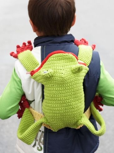 Детские рюкзаки крючком: яркие и веселые идеи