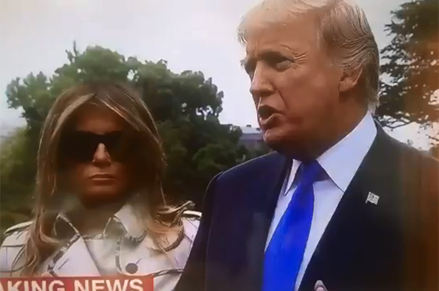 Мелания и Дональд Трамп на встрече с премьер-министром Ирландии в Белом доме Звездный стиль