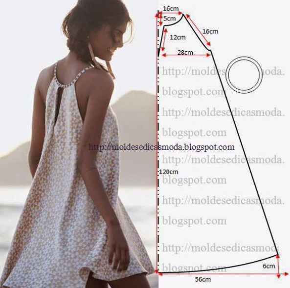 Летние платья и сарафаны с простыми выкройками Летние платья и сарафаны с простыми выкройками