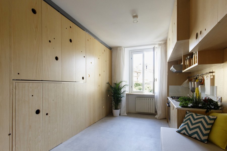 Уникальная квартира-трансформер идеи для дома,интерьер и дизайн,мебель