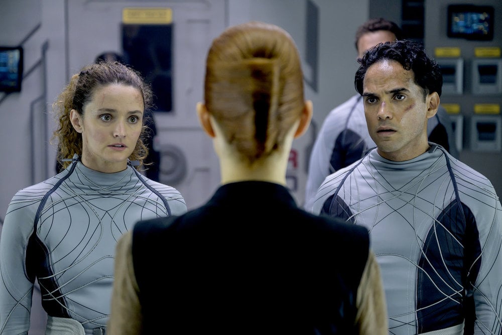 THE ARK -- "Failed Experiment" Episode 201 -- Pictured: (l-r) -- (Photo by: Aleksandar Letic/Ark TV Holdings, Inc./SYFY)