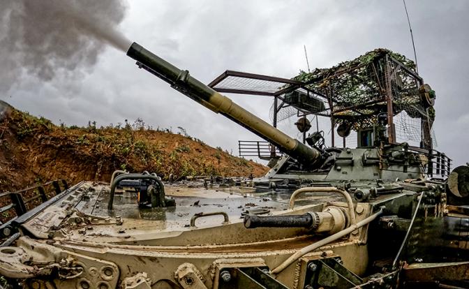 На фото: БМП-3 в Херсонской области