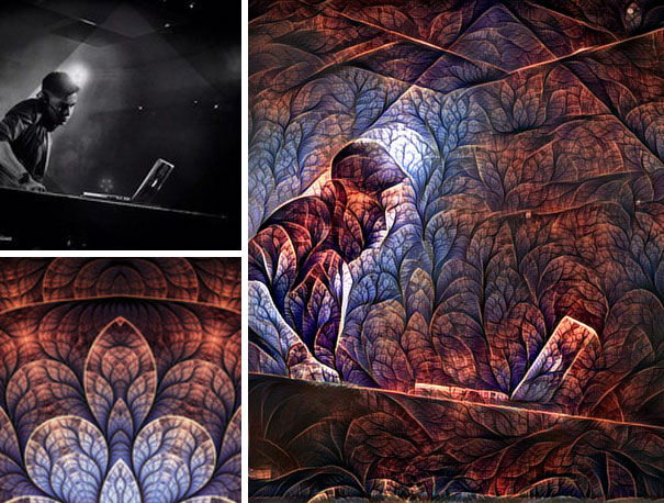 удивительные коллажи из случайных фотографий, нейронная сеть