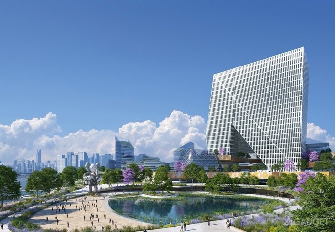 Китай продолжает удивлять: начато строительство города внутри города будущее,гаджеты,Интернет,наука,техника,технологии,электроника