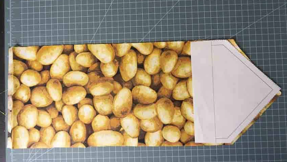 Сшила пакет для запекания картошки в микроволновке, теперь пользуюсь только им мастер-класс,шитье