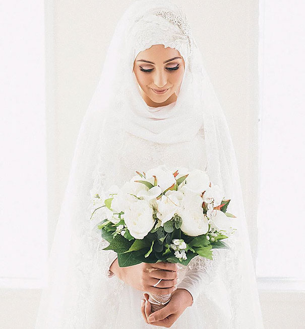 Ослепительно красивые невесты в хиджабах лучшее