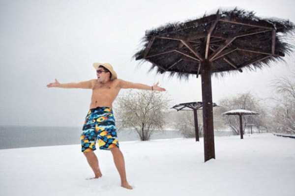 Русская зима: восторг западных соцсетей! 