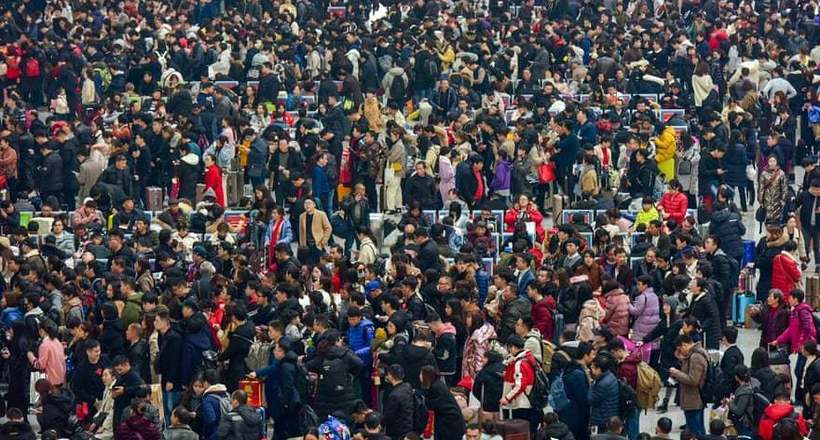 Великое перемещение людей: как китайцы едут на Новый год интересное