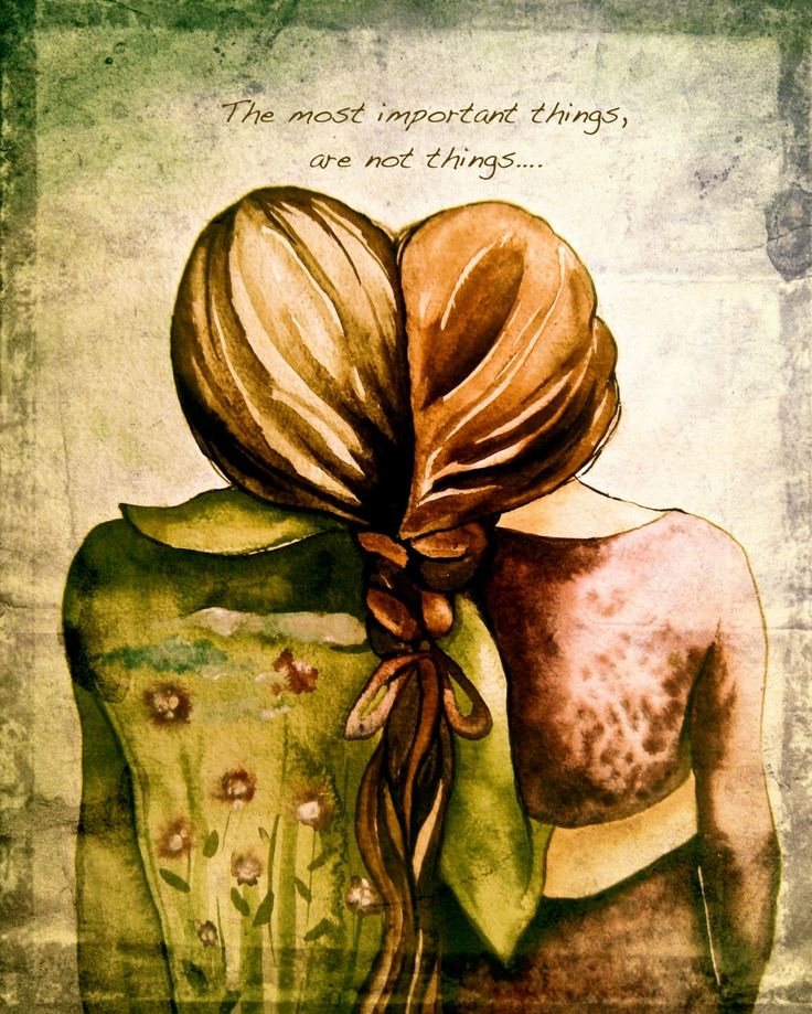 sisters art print gift idea the most important by claudiatremblay