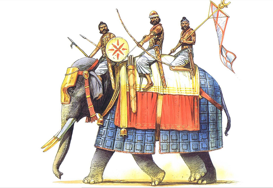 Индийские воины времен империи Маурьев
