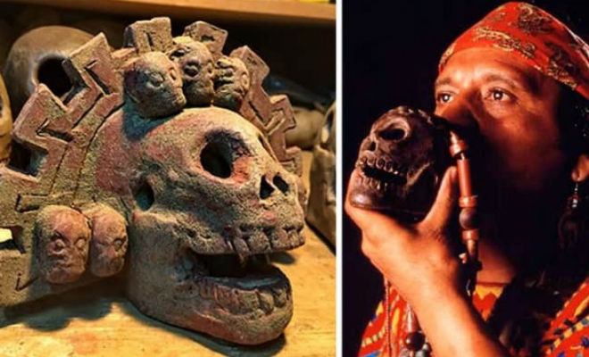 Свисток ацтеков: страшный звук индейских шаманов археология,ацтеки,культура,наука,Пространство,ритуал,свисток