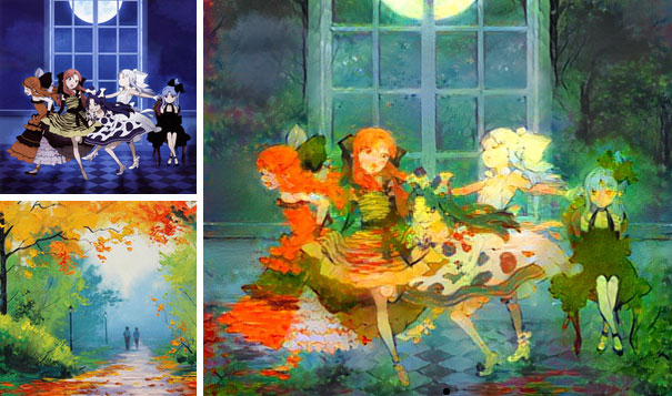 удивительные коллажи из случайных фотографий, нейронная сеть