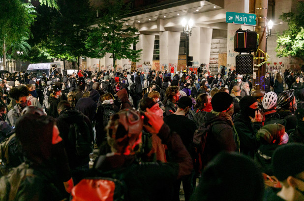 Протесты в Портленде 23-24 июля Протесты в Портленде 23-24 июля