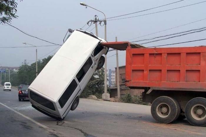 Крутые аварии больших автомобилей авария