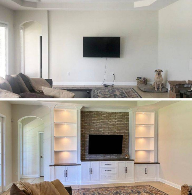 Жилища до и после ремонта интерьер