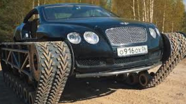 Блогер превратил Bentley в танк авто,автомобили,автомобиль,ремонт,тюнинг