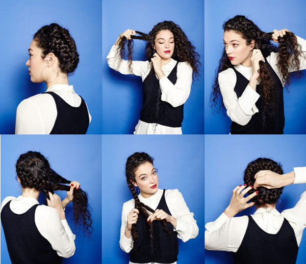 17 красивых причесок для кудрявых волос волосы,красота,мода и красота,прически