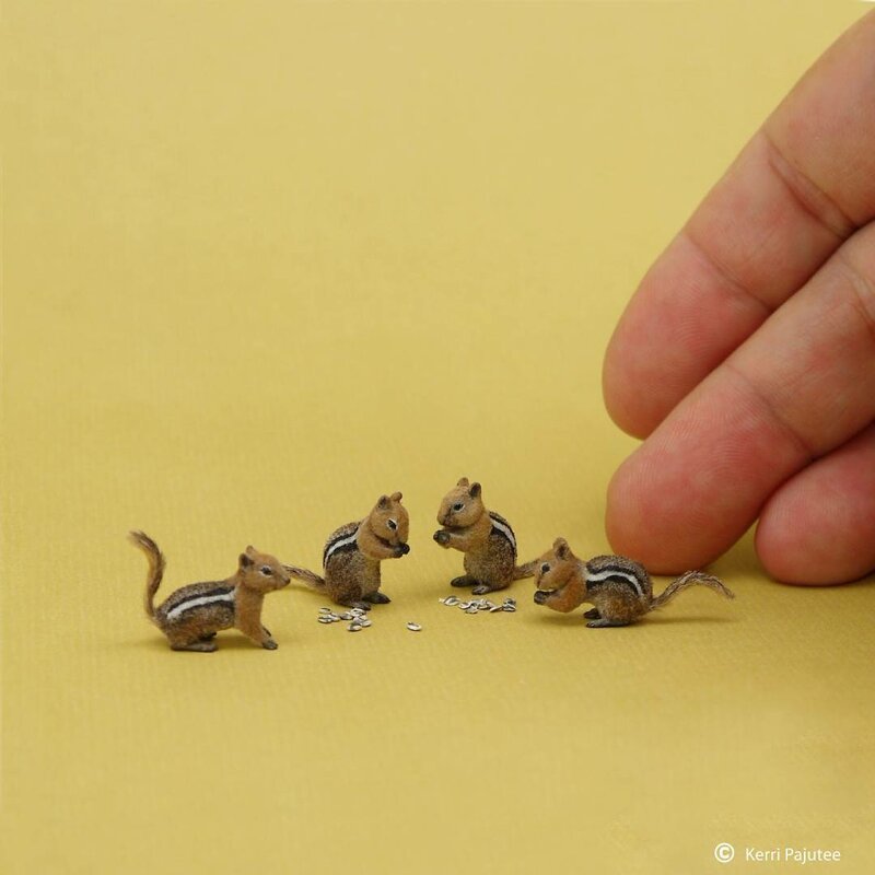 Как живые: Невероятные миниатюрные скульптуры Керри Паюти