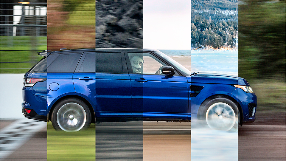 Ускорение Range Rover Sport SVR замерили на всех типах покрытия