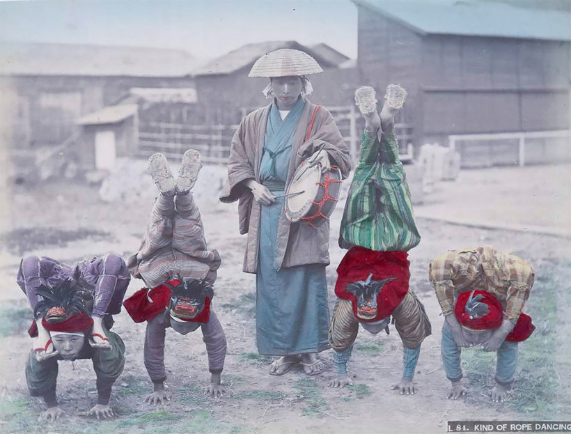 Потрясающие цветные изображения о жизни в Японии 1890-х столетия, Япония, Ретро В, официально, эстетики, полную, культуру, богатую, красоту, демонстрируя, открылась, упразднен, класс, самураев, знает, руководства, военного, веков, восьми, После